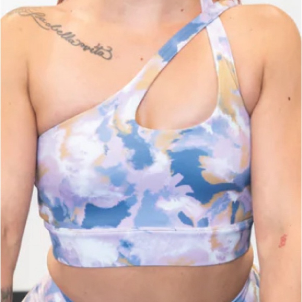 Watercolor Golden Purple - XL Bra